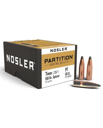 Nosler 16326 Partition7mm 150gr Spitzer 50/Box