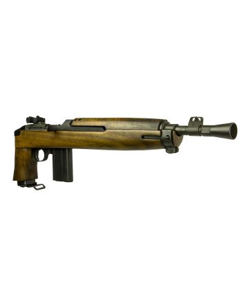 Inland MFG ILM200 Advisor M1 30 Carbine 15+1 12" Threaded Barrel w/Conical Flash Hider,Black Parkerized Metal Finish, Type 2 Barrel Band, Round Bolt, Low Wood Walnut Stock