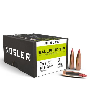 Nosler 28140 Ballistic Tip7mm 140gr Spitzer 50/Box