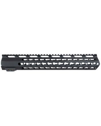 Aim Sports MTK13H308 AR Handguard13.50" High KeyMod Style Made of 6061-T6 Aluminum with Black Anodized Finish for 308 Cal AR-10