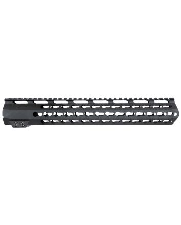 Aim Sports MTK13L308 AR Handguard13.50" Low KeyMod Style Made of 6061-T6 Aluminum with Black Anodized Finish for 308 Cal AR-10