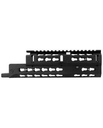 Aim Sports MKAK03 Russian Handguard9.60" Keymod Medium Size Style Made of 6061-T6 Aluminum with Black Anodized Finish for AK-47