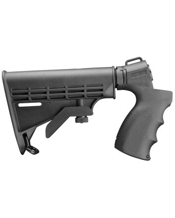 Aim Sports APGSM500 Shotgun6 Position w/Pistol Grip Black Synthetic for Mossberg 500