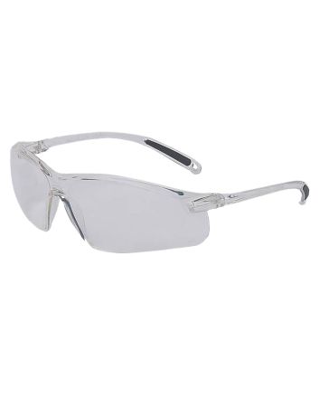 Howard Leight R01636 Uvex A700 Shooting Glasses Adult Clear Lens Polycarbonate Scratch Resistant Clear Frame