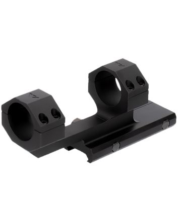 Aim Sports MTCLF115 Cantilever Scope Mount/Ring Combo Black Anodized Aluminum Rifle 1" Tube Medium Rings