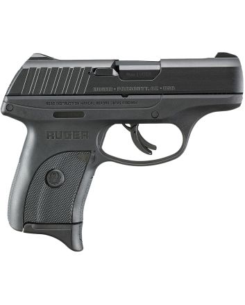 Ruger 3283 EC9s9mm Luger 7+1 3.12" Black Oxide Steel Barrel, Black Oxide Serrated Steel Slide, Black Polymer Frame, Black Polymer Grip