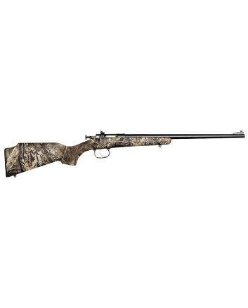 Crickett KSA2284 Youth22 WMR 1rd 16.12" Blued Barrel/Receiver, Fixed Front/Adjustable Rear Peep Sights, Mossy Oak Break-Up Synthetic Stock w/11.5" LOP, Rebounding Firing Pin Safety