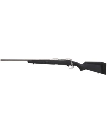 Savage Arms 57059 110 Storm Full Size 300 Win Mag 3+1 24" Matte Button-Rifled Barrel, Matte Drilled &amp; Tapped Stainless Steel Receiver, AccuStock Matte Gray Synthetic Stock, Left Hand