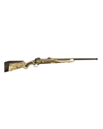 Savage Arms 57000 110 Predator Full Size 22-250 Rem 4+1 24" Matte Black Fluted, Threaded Barrel, Matte Black Carbon Steel Receiver, Fixed AccuStock w/AccuFit Mossy Oak Terra Synthetic Stock