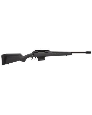 Savage Arms 57140 110 Haymaker 450 Bushmaster 4+1 18" Barrel, Matte Black Metal, Black Fixed AccuStock with AccuFit