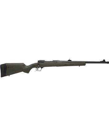 Savage Arms 57019 110 Hog Hunter Full Size 308 Win 4+1 20" Matte Black Threaded Barrel, Carbon Steel Drilled &amp; Tapped Receiver, AccuFit w/Adj Comb &amp; LOP OD Green Synthetic Stock, Right Hand