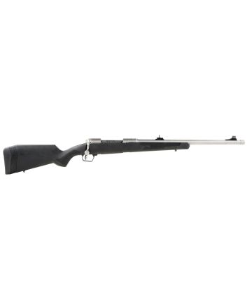 Savage Arms 57043 110 Brush Hunter Full Size 338 Win Mag 4+1 20" Matte Threaded Barrel, Matte Drilled &amp; Tapped Stainless Steel Receiver, Fixed Matte Black Synthetic Stock, Right Hand