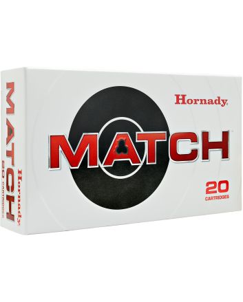 Hornady 8230 Match338LapuaMag 250gr Boat Tail Hollow Point 20 Per Box/6 Case