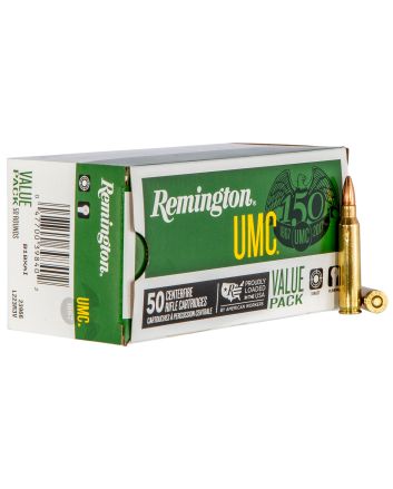 Remington Ammunition 23966 UMC Value Pack 223Rem 55gr Full Metal Jacket 50 Per Box/8 Case