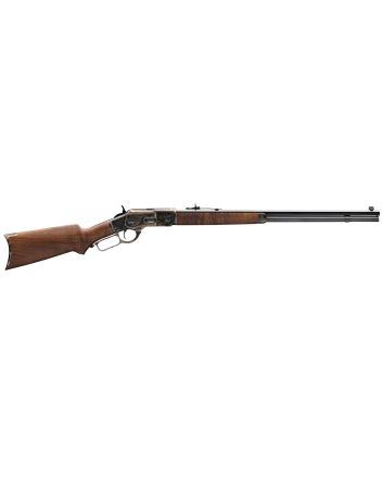 Winchester Guns 534228137 Model 1873 Sporter 38 Special, 357 Mag 13+1 Cap 24" Octagon Barrel Color Case Hardened Rec Satin Oiled Walnut Fixed Pistol Grip Stock Right Hand (Full Size)