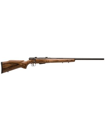 Savage Arms 18526 25 Lightweight Varminter 223 Rem 4+1 Cap 24" Matte Black Rec/Barrel Natural Brown Laminate Right Hand (Full Size) with Detachable Box Magazine