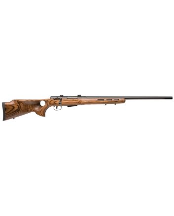 Savage Arms 18529 25 Lightweight Varminter-T 204 Ruger 4+1 Cap 24" Matte Black Rec/Barrel Natural Brown Laminate Fixed Thumbhole Stock Right Hand (Full Size) with Detachable Box Magazine