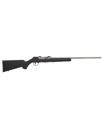 Savage Arms 47216 A22 FSS Full Size 22 LR 10+1 22" Matte Sporter Barrel, Matte Drilled &amp; Tapped Stainless Steel Receiver, Matte Black Fixed Synthetic Stock, Right Hand