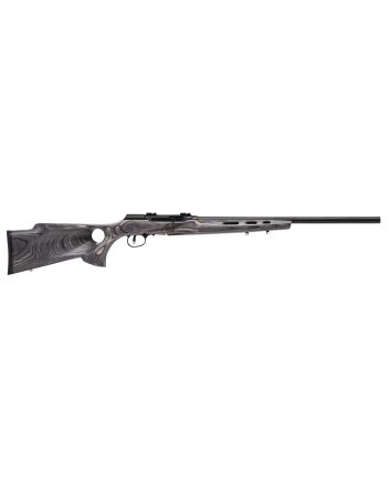 Savage Arms 47221 A Series Target Full Size 22 WMR 10+1 22" High Luster Heavy Target Barrel, High Luster Drilled &amp; Tapped Carbon Steel Receiver, Gray Thumbhole Laminate Stock, Right Hand