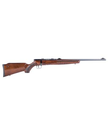 Savage Arms 70510 B22 G Full Size 22 WMR 10+1 21" Matte Black Sporter Barrel, Matte Black Drilled &amp; Tapped Carbon Steel Receiver, Satin Hardwood Fixed Sporter Stock, Right Hand