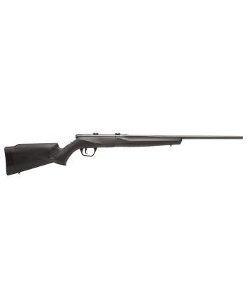 Savage Arms 70840 B17 F Compact 17 HMR 10+1 18" Matte Black Button Rifled Barrel, Matte Black Drilled &amp; Tapped Carbon Steel Receiver, Matte Black Fixed Synthetic Stock, Left Hand