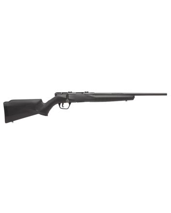 Savage Arms 70814 B17 F Compact 17 HMR 10+1 18" Matte Black Button Rifled Barrel, Matte Black Drilled &amp; Tapped Carbon Steel Receiver, Matte Black Fixed Synthetic Stock, Right Hand