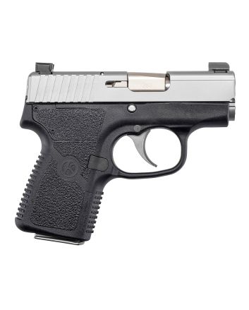Kahr Arms KP38233N P *CA Compliant 380 ACP Caliber with 2.53" Barrel, 6+1 Capacity, Black Finish Frame, Serrated Matte Stainless Steel Slide, Textured Polymer Grip &amp; TruGlo Night Sights
