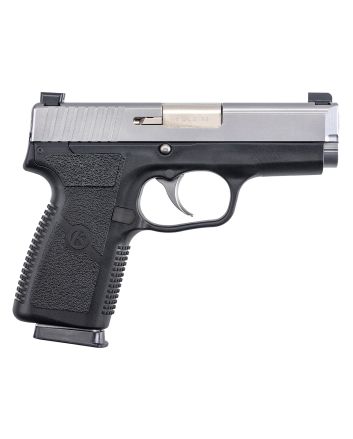 Kahr Arms KP9093NA P9mm Luger Caliber with 3.60" Barrel, 7+1 or 8+1 Capacity, BlackFinish Frame, Serrated Matte Stainless Steel Slide, Textured Polymer Grip &amp; TruGlo Night Sights