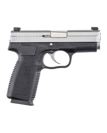Kahr Arms KP4543N P *CA Compliant 45 ACP Caliber with 3.40" Barrel, 6+1 Capacity, Black Finish Frame, Serrated Matte Stainless Steel Slide, Textured Polymer Grip &amp; TruGlo Night Sights