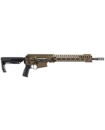 Patriot Ordnance Factory 01467 Revolution Gen4 308 Win,7.62x51mm NATO 16.50" 20+1 Burnt Bronze 6 Position MFT BMS Minimalist Stock MLOK