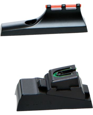 CVA AC1622 Durasight Z2Black | Red Fiber Optic Front Sight Green Fiber Optic Rear Sight