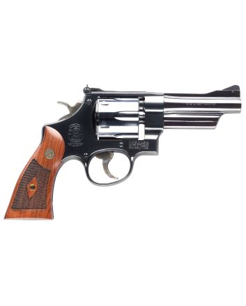 Smith &amp; Wesson 150339 Model 27 Classic 357 Mag Or 38 S&amp;W Spl +P Blued Carbon Steel 4" Barrel, 6rdCylinder &amp; N-Frame, Checkered Square Butt Walnut Grip