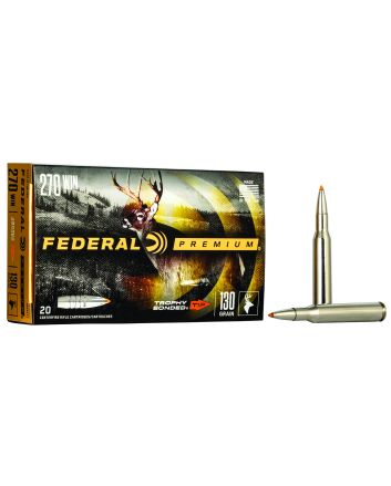 Federal P270TT1 Premium270Win 130gr Trophy Bonded Tip 20 Per Box/10 Case