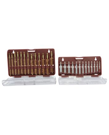 Tipton 444777 Jag &amp; Brush Set 17-45 Cal 8-32" Thread 26 Pieces
