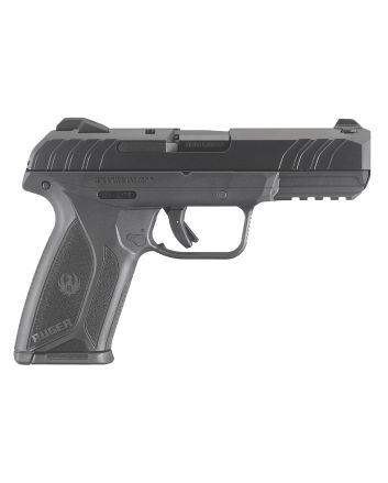 Ruger 3811 Security-99mm Luger 10+1 4" Black Steel Barrel, Black Oxide Serrated Steel Slide, Black Polymer Frame w/Picatinny Rail, Black Polymer Grip