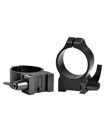 Warne 14TLM Tikka Maxima Matte Black 30mm Medium Quick Detach 0 MOA