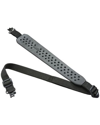 Butler Creek 81060 Comfort V- Grip Rifle Sling Black Rubber w/Nylon Strap Adjustable Design 1" QD Swivels
