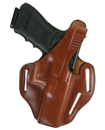 Bianchi 24116 77 PiranhaOWB Size 01 Tan Leather Belt Slide Fits S&amp;W J Frame Right Hand