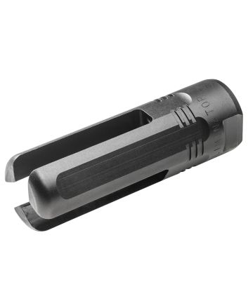 SureFire 3PELIMINATOR7625824 3P Eliminator Flash Hider Black Nitride Stainless Steel with 5/8"-24 tpi Threads &amp; 2.80" OAL for 7.62x51mm NATO AR-10