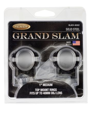 Weaver Mounts 49302 Grand SlamBlack 1" Medium