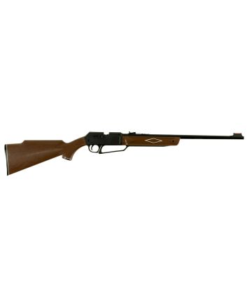 Daisy 880 Powerline Youth Pump Pneumatic 177 50rd Shot Black Black Receiver Hardwood w/Checkering &amp; Woodgrain Molded Stock