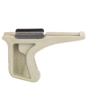 BCM KAG1913FDE BCMGunfighter Kinesthetic Angled Grip Made of Polymer With Flat Dark Earth Textured Finish for Picatinny Rail