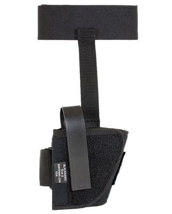Blackhawk 40AH01BKR AnkleSize 01 Black Cordura Velcro Fits Medium Autos Fits 3-4" Barrel Right Hand
