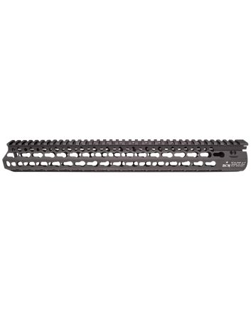 BCM KMRA15556BK KMR Alpha Handguard 15" Keymod Style Made of Aluminum with Black Anodized Finish for AR-15