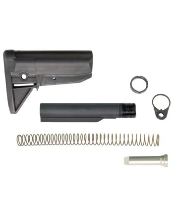 BCM GFSKMOD0BLK BCMGunfighter Mod 0 Kit Black Synthetic for AR-Platform Includes Stock Tube