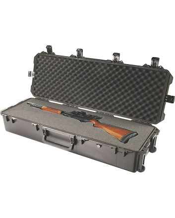 Pelican IM3220X0001 Storm Long Case 44" Black HPX Resin 2 gun w/Wheels