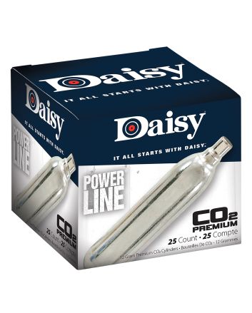 Daisy 997025604 Powerline CO2 Cylinder 12gram 25/Pack