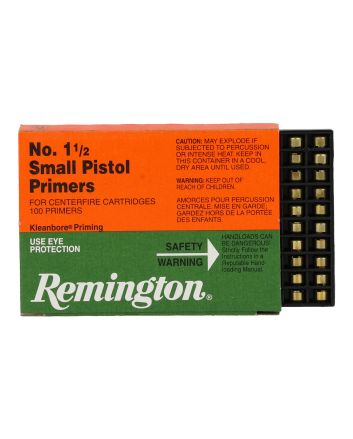 Remington Ammunition 22600 Centerfire Primers Reloading Small Pistol Multi Caliber Handgun