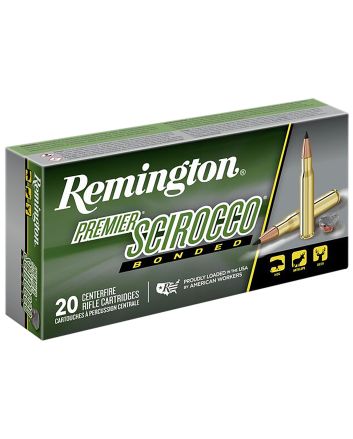 Remington Ammunition 27936 Premier Scirocco Bonded 300RUM 180gr Swift Scirocco Bonded 20 Per Box/10 Case