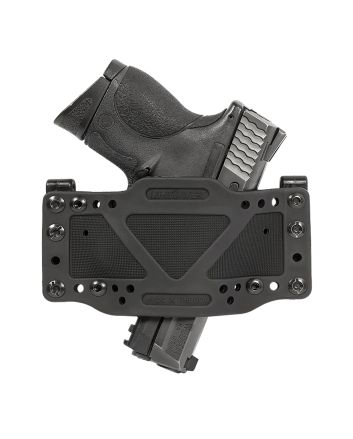 Limbsaver 12501 CrossTechIWB/OWB Black Polymer Belt Clip Fits Universal Handgun Ambidextrous
